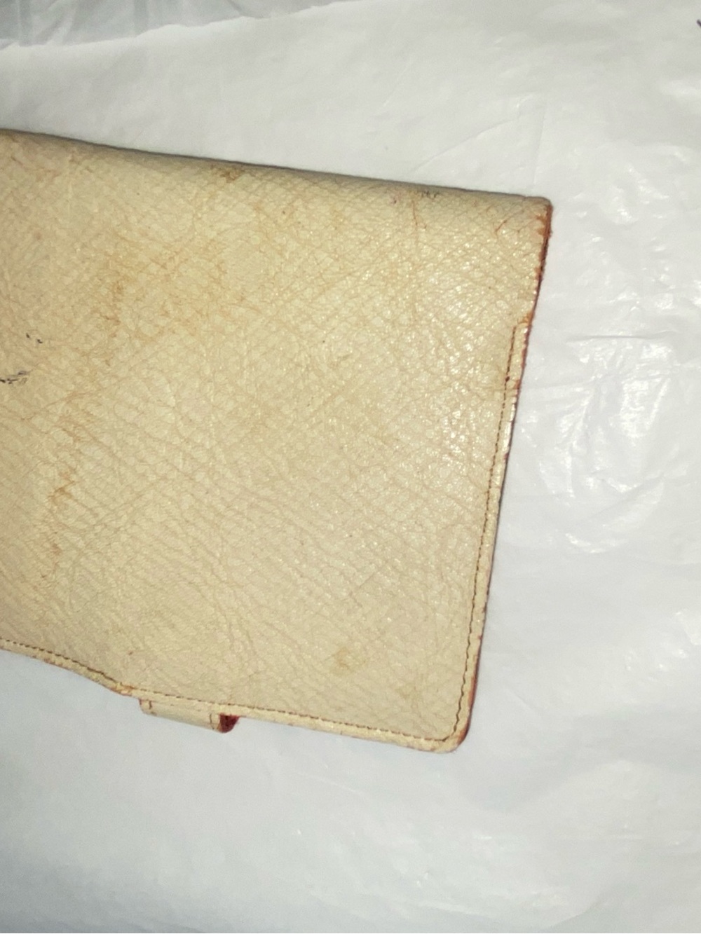 Vintage Cream Bird-Embroidered Wallet - Unbranded - Picture 4 of 5